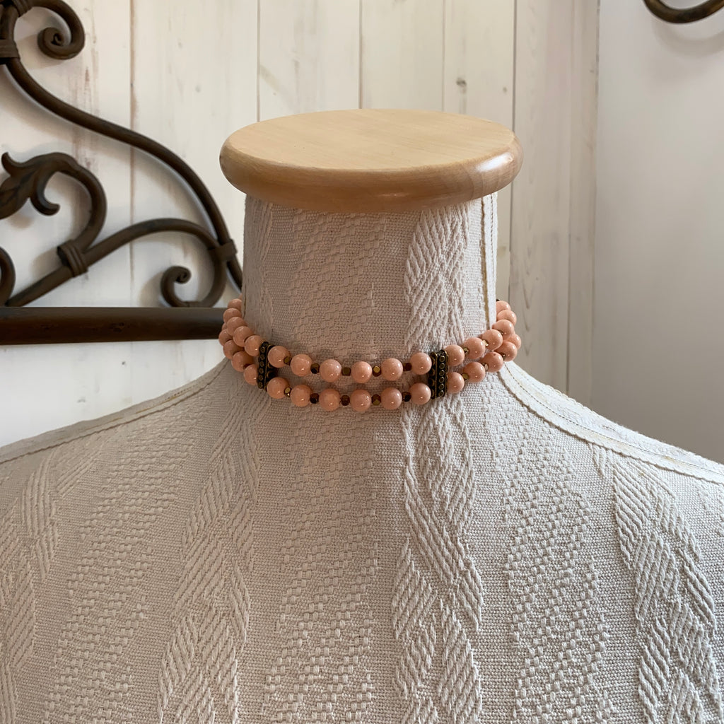 🆕 collana al collo in perle e bronzite