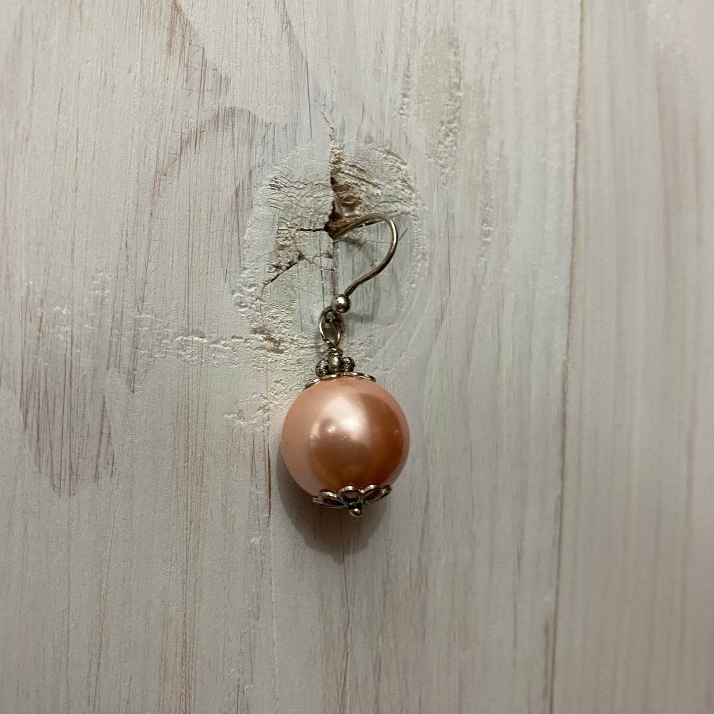 🆕 silver and pearl earrings