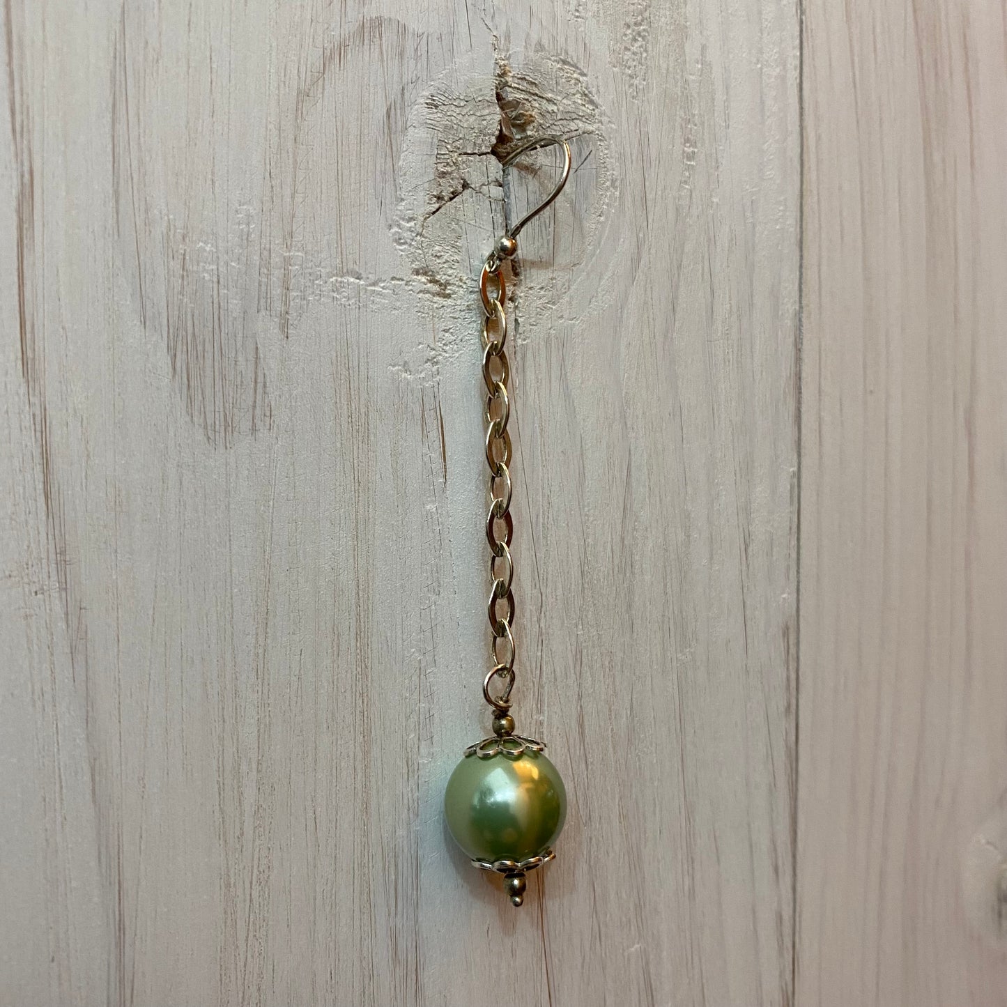 🆕 long silver and pearl earrings