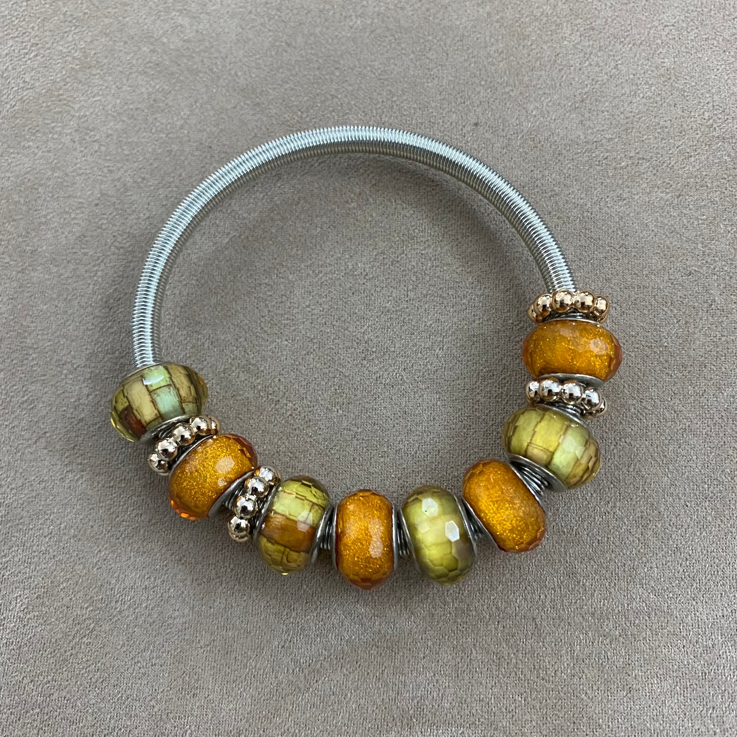 🆕 bracelet en acier et verre