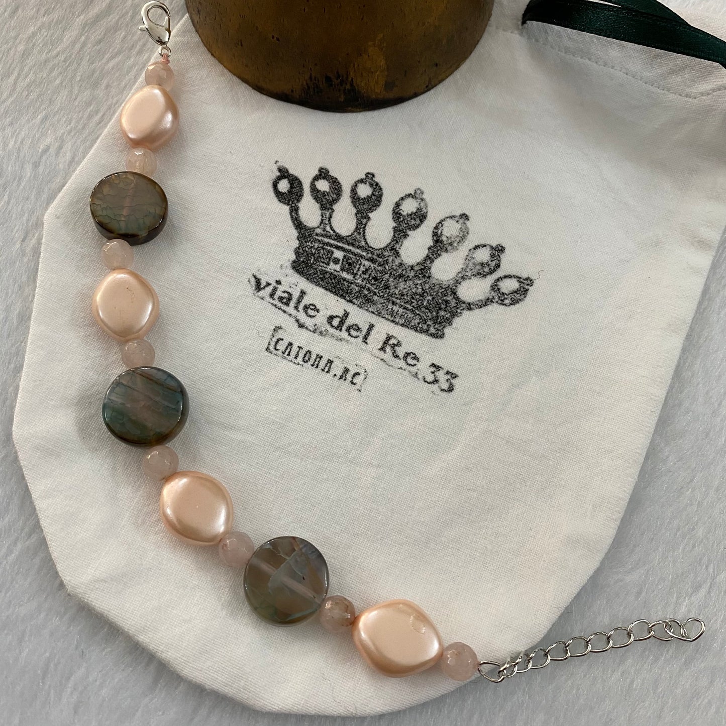 🆕 bracelet en perles et quartz