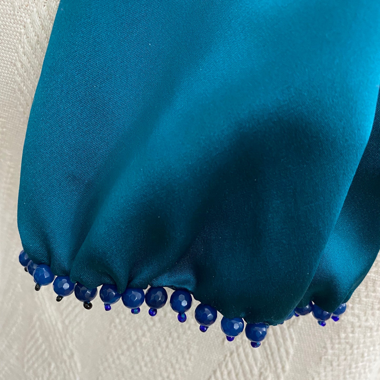 Pure silk jewel scarf F02