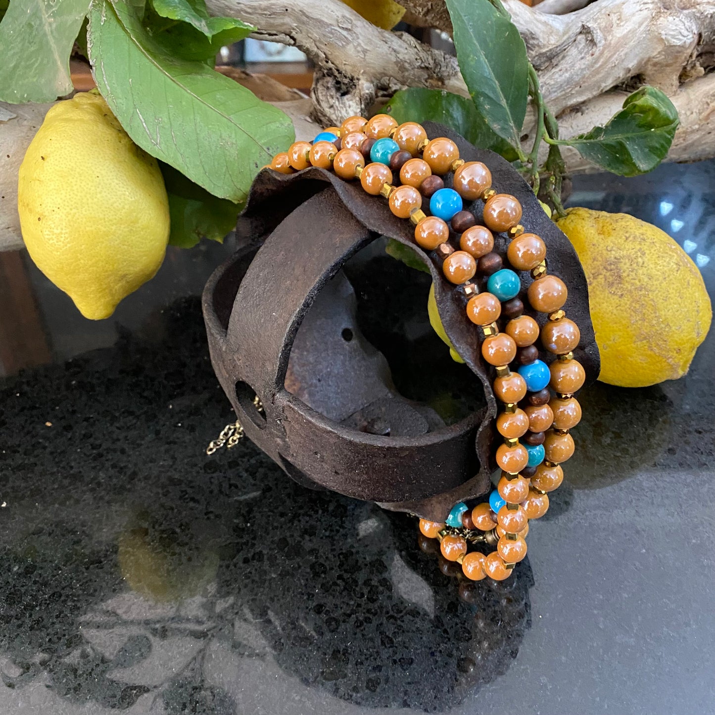 🆕 collana in ceramica ed ematite