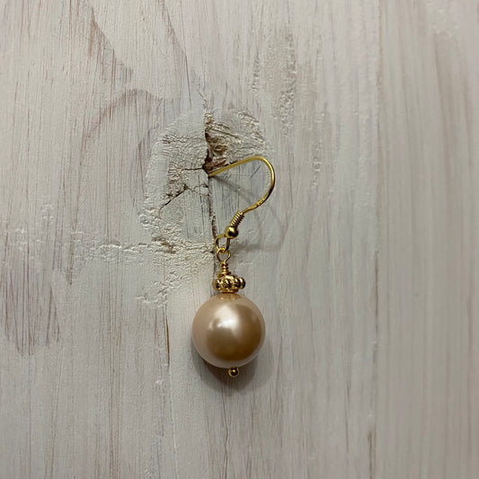 🆕 Boucles d'oreilles en argent plaqué or et perles