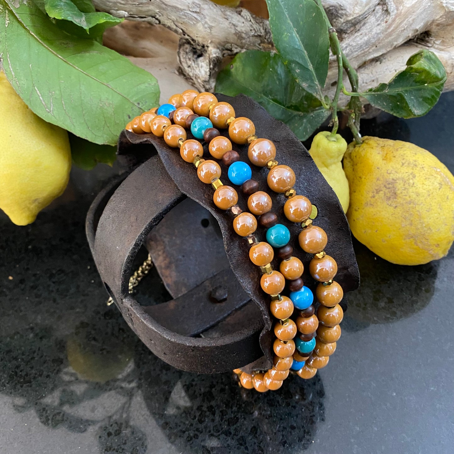🆕 collana in ceramica ed ematite