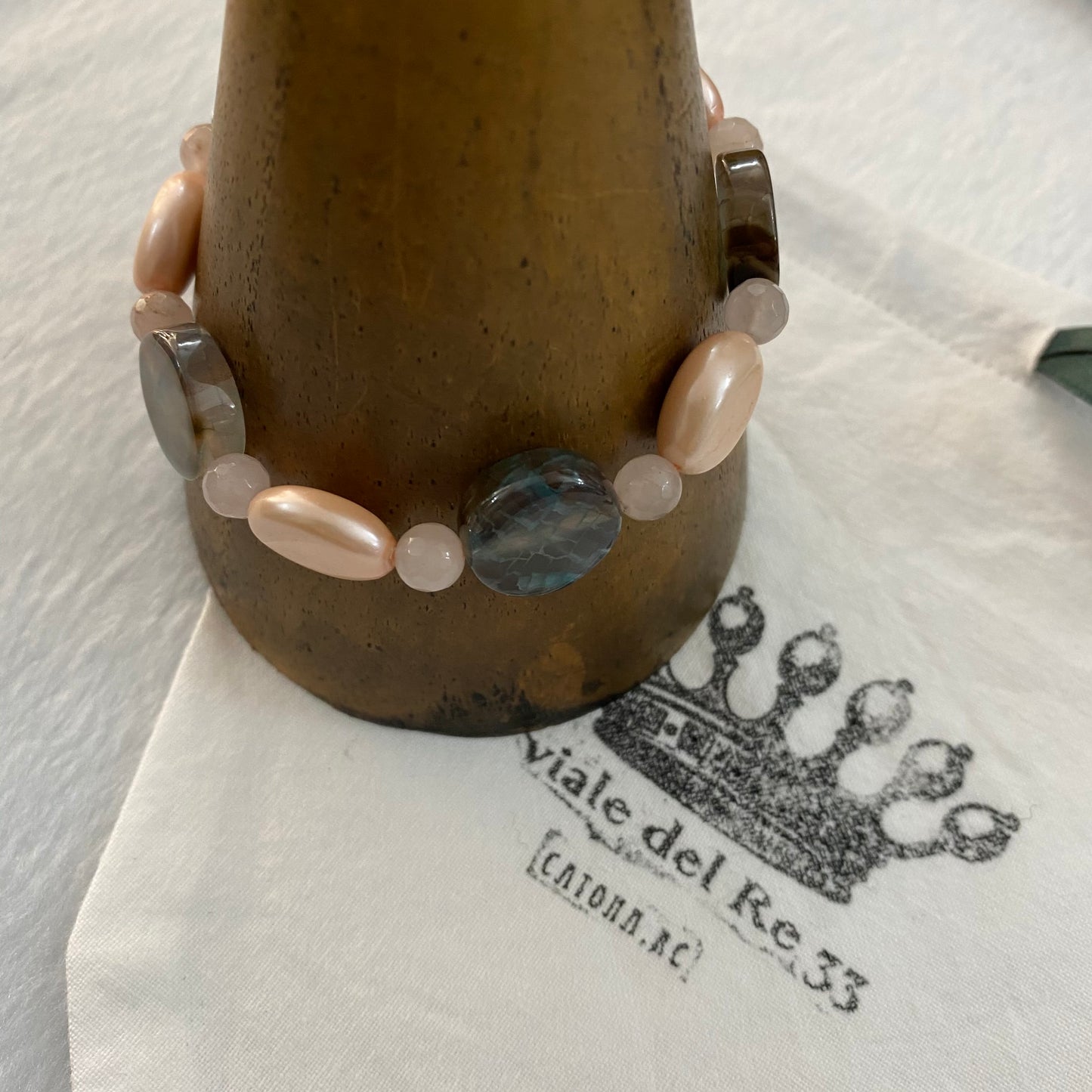 🆕 bracelet en perles et quartz