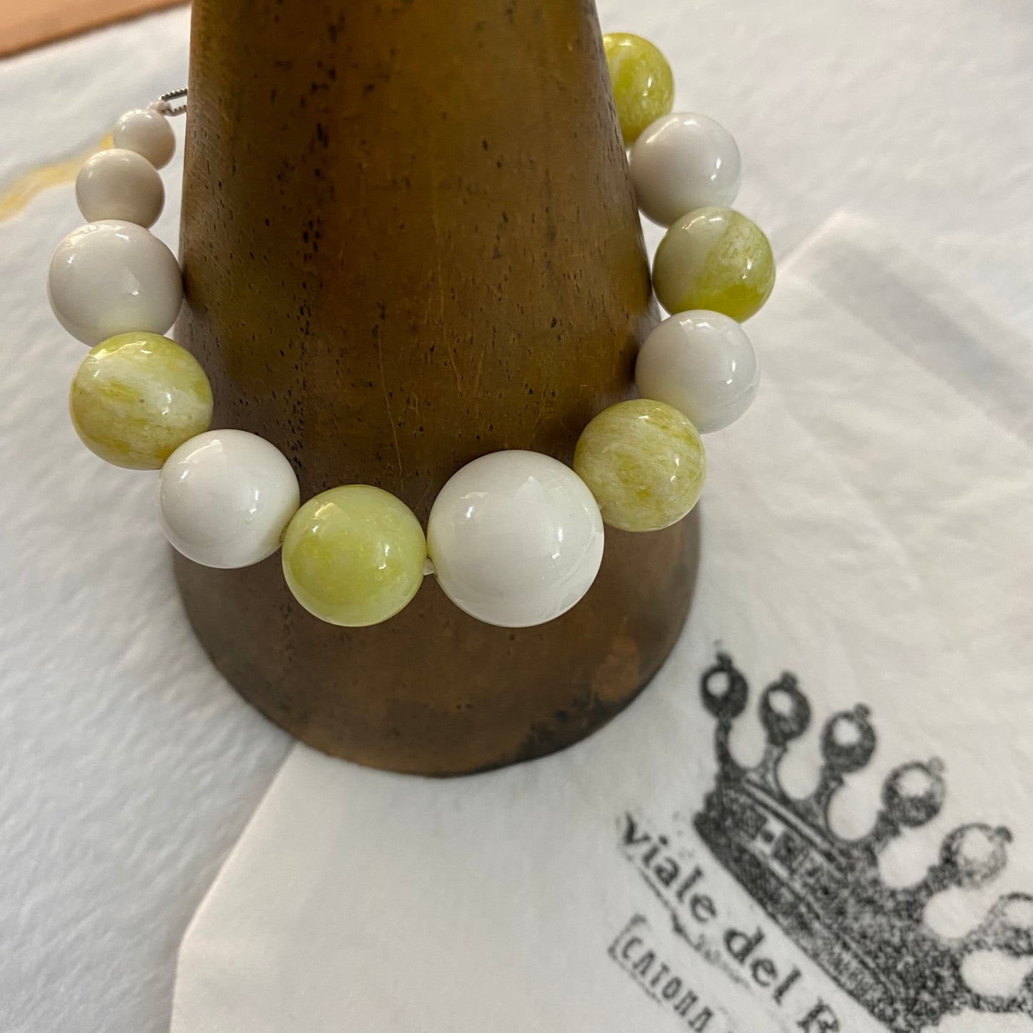 🆕 bracciale in argento, agata e giada