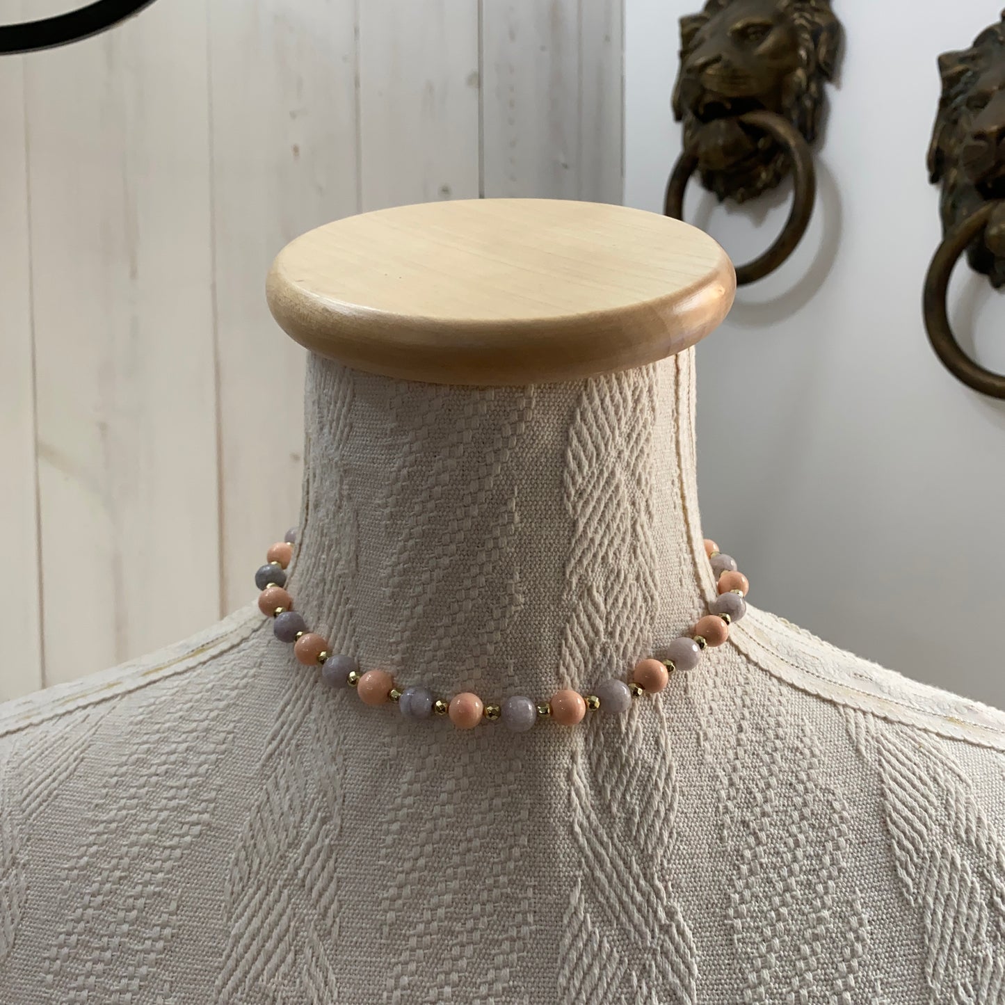 🆕 collana in perle, avventurina e pirite