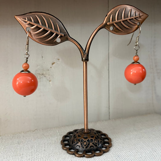 silver and pearl earrings