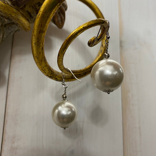 🆕 boucles d'oreilles en argent et perles
